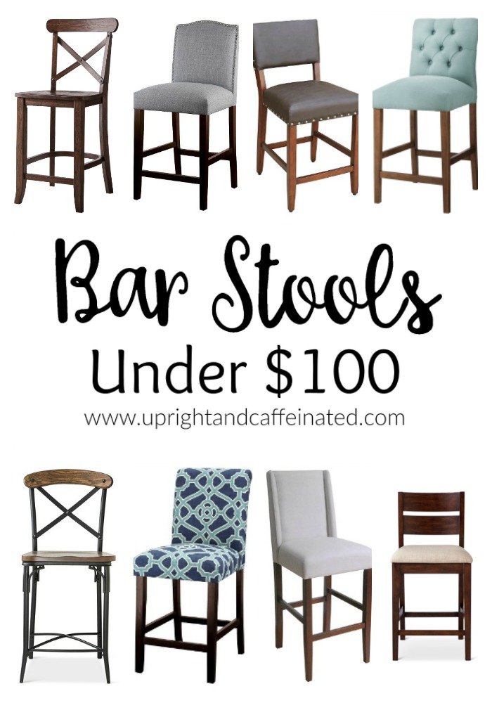 Bar Stools Under One Hundred Dollars - Upright and Caffeinated