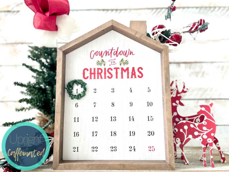 Easy DIY Advent Calendar - Upright and Caffeinated