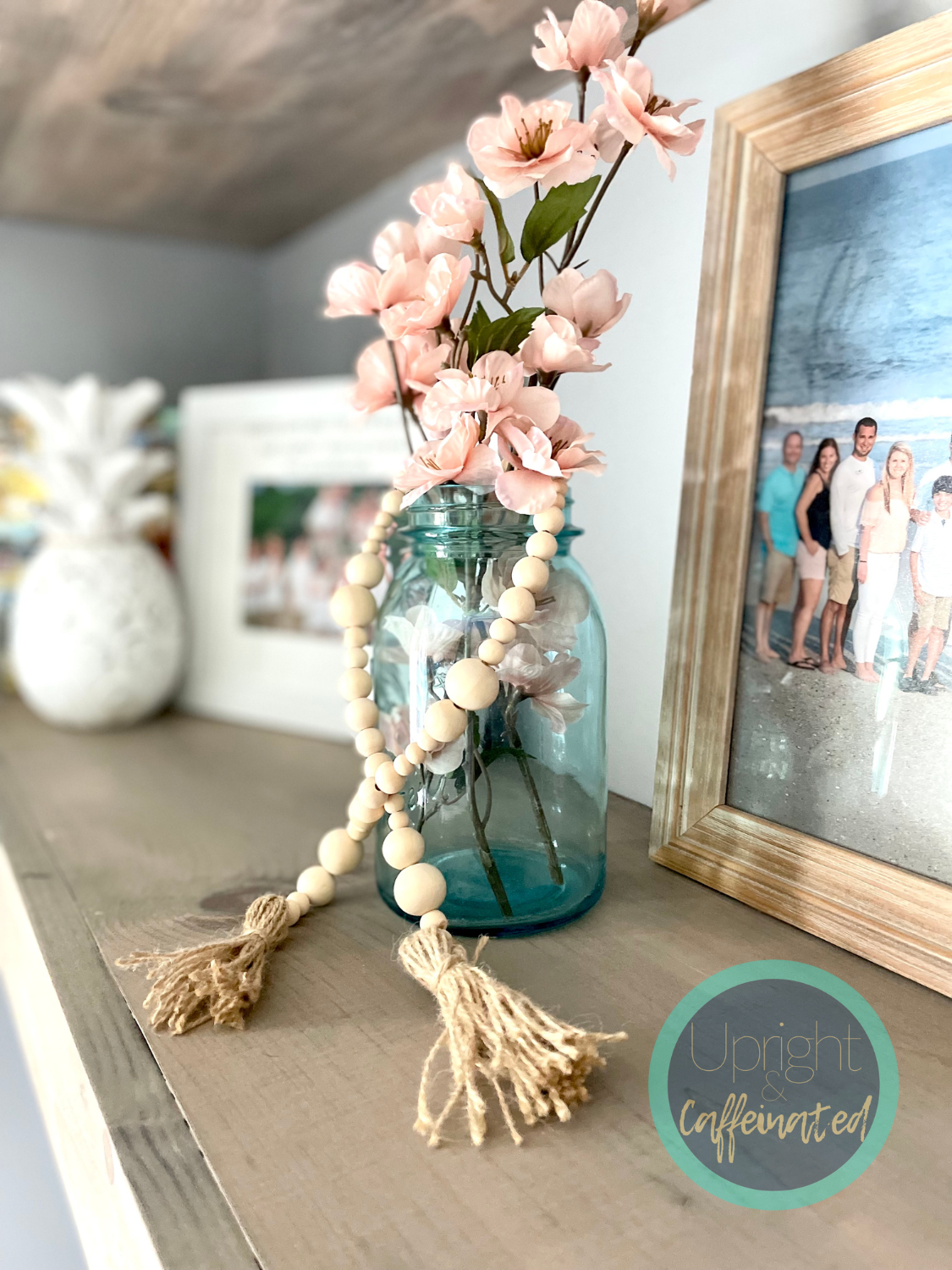 DIY Colorful Wooden Bead Garland - The Crafted Life